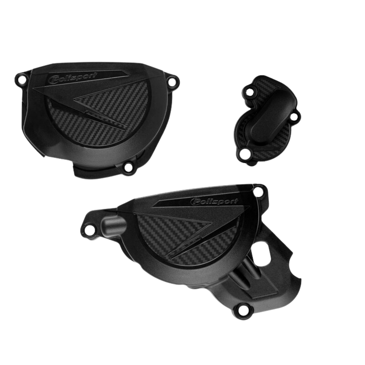 Kit protezione carter frizione e accensione Polisport nero per Beta RR 4T 2020-2026
