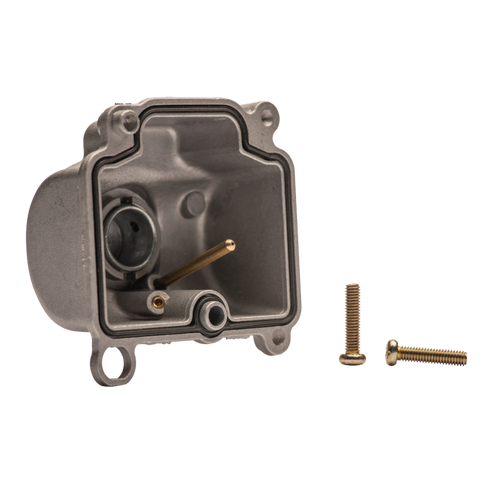 Kit vaschetta completo Jitsie con tappo o-ring e viti per carburatore Keihin PWK 28mm