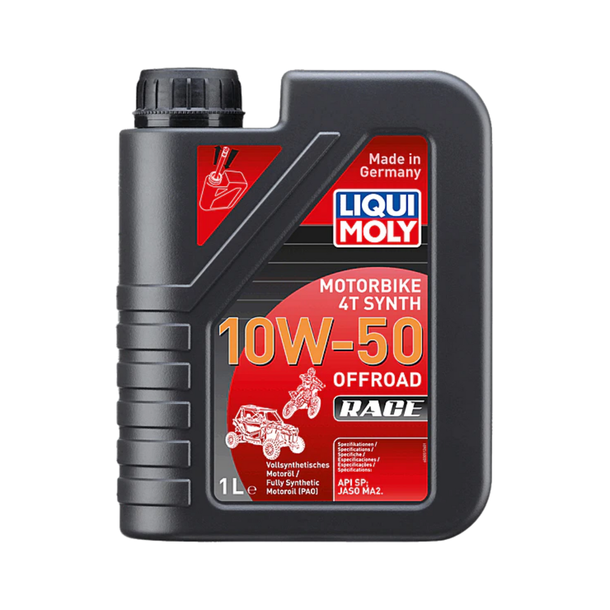 Olio motore Liqui Moly 4T 10W-50 Off-Road Race bottiglia da 1L
