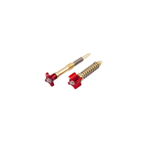 Kit Viti Regolazione Aria e Minimo S3 Parts per Keihin Enduro (PWK 36/38) Rosso